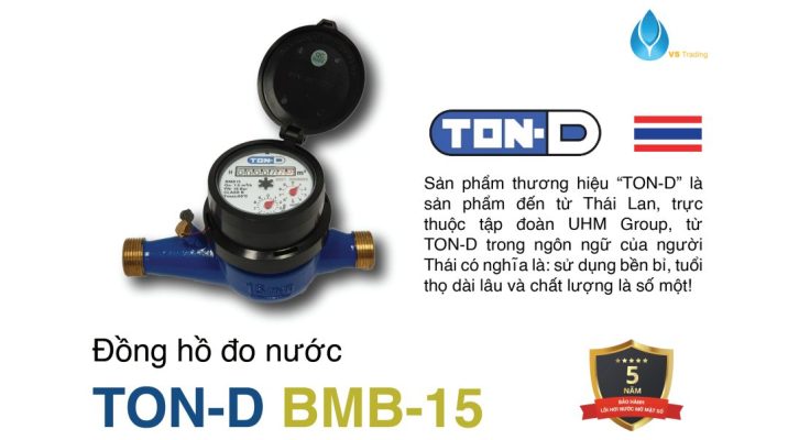 dong ho do nuoc da tia tond bmb 15