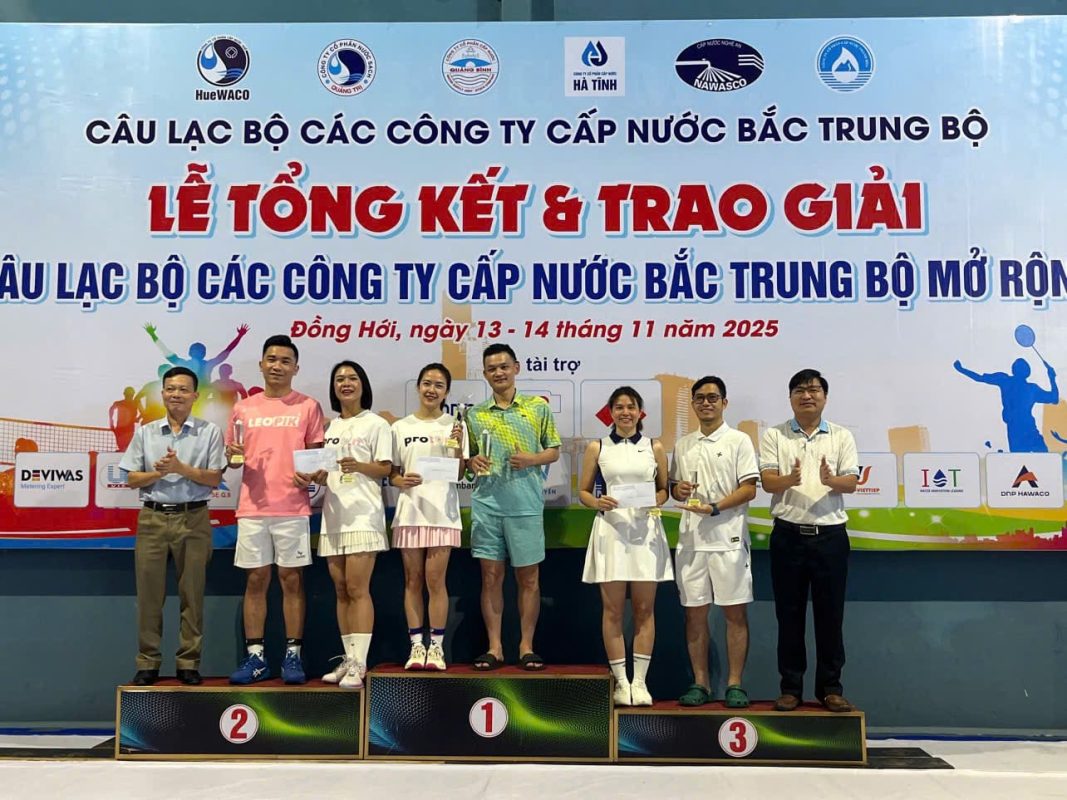 giải câu lạc bộ các công ty cấp nước bắc trung bộ mở rộng 