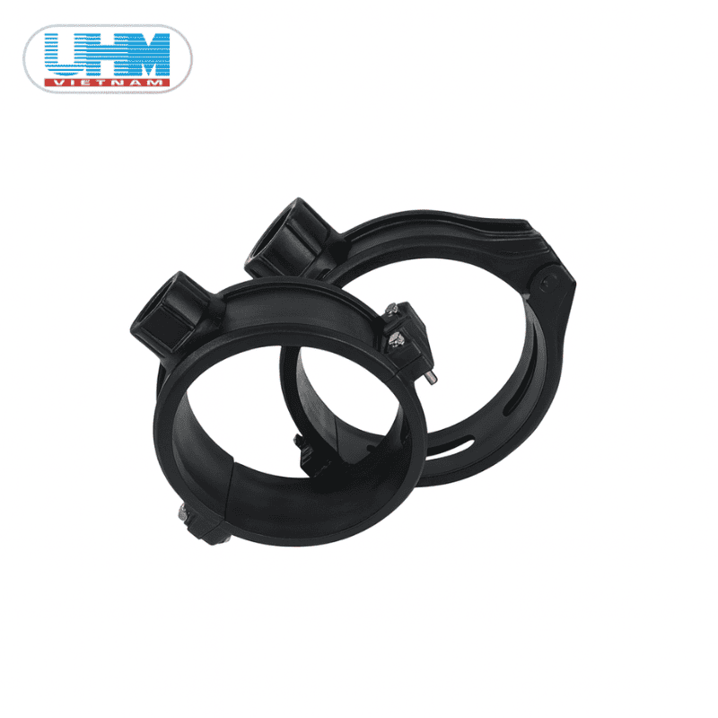 Đai khởi thủy ren trong 2 ốc UHM Việt Nam – phụ kiện ống HDPE chất lượng cao, chống rò rỉ, dễ lắp đặt cho hệ thống cấp thoát nước sạch